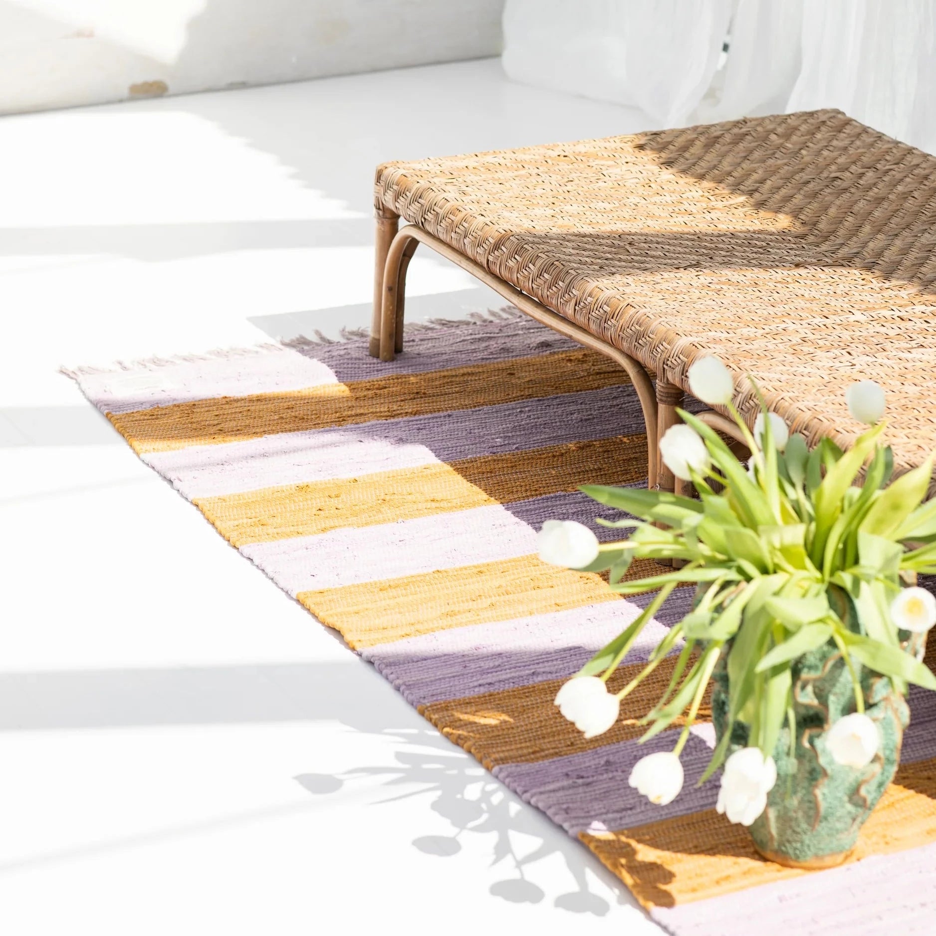 שטיח CHINDI - לילך & כתום זהב