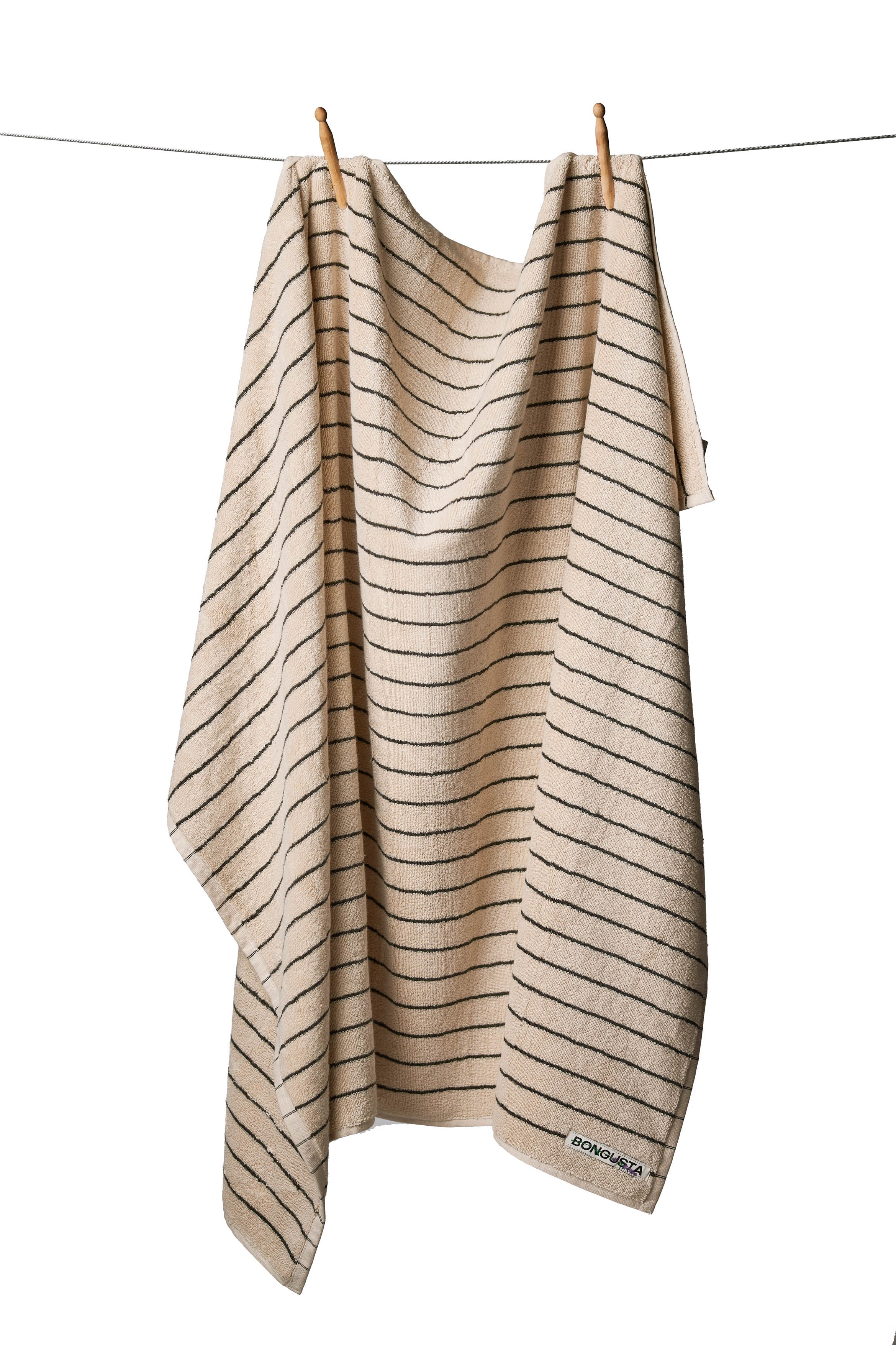 מגבת רחצה NARAM -  קרם שחור