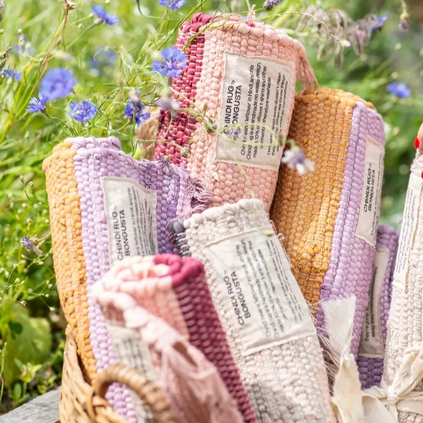 שטיח CHINDI - לילך & כתום זהב